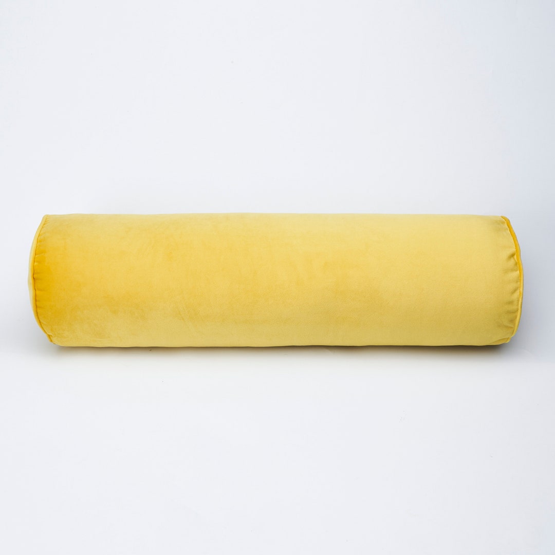 Bolster Pillow Cover, Pillow Covers Bolster Pillow, Yellow Pillow Cover