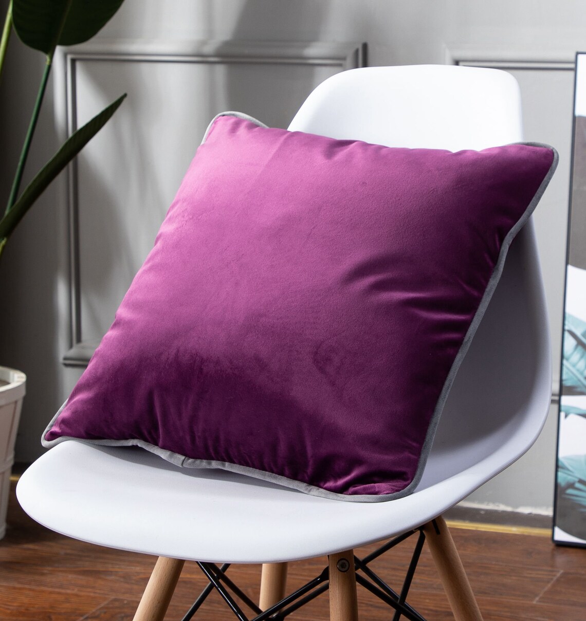 Dusty Pink Velvet Pillow Covers Velvet Navy Blue Pillows Etsy