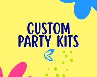 Kits de fête personnalisés - Célébration du 1er anniversaire, décoration de fête, bannière de chaise haute, topper smash, chapeau