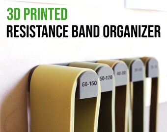 Resistance Band Hanging Organizer - 3D Printed - Iron Infidel Bands (+ other brands upon request)