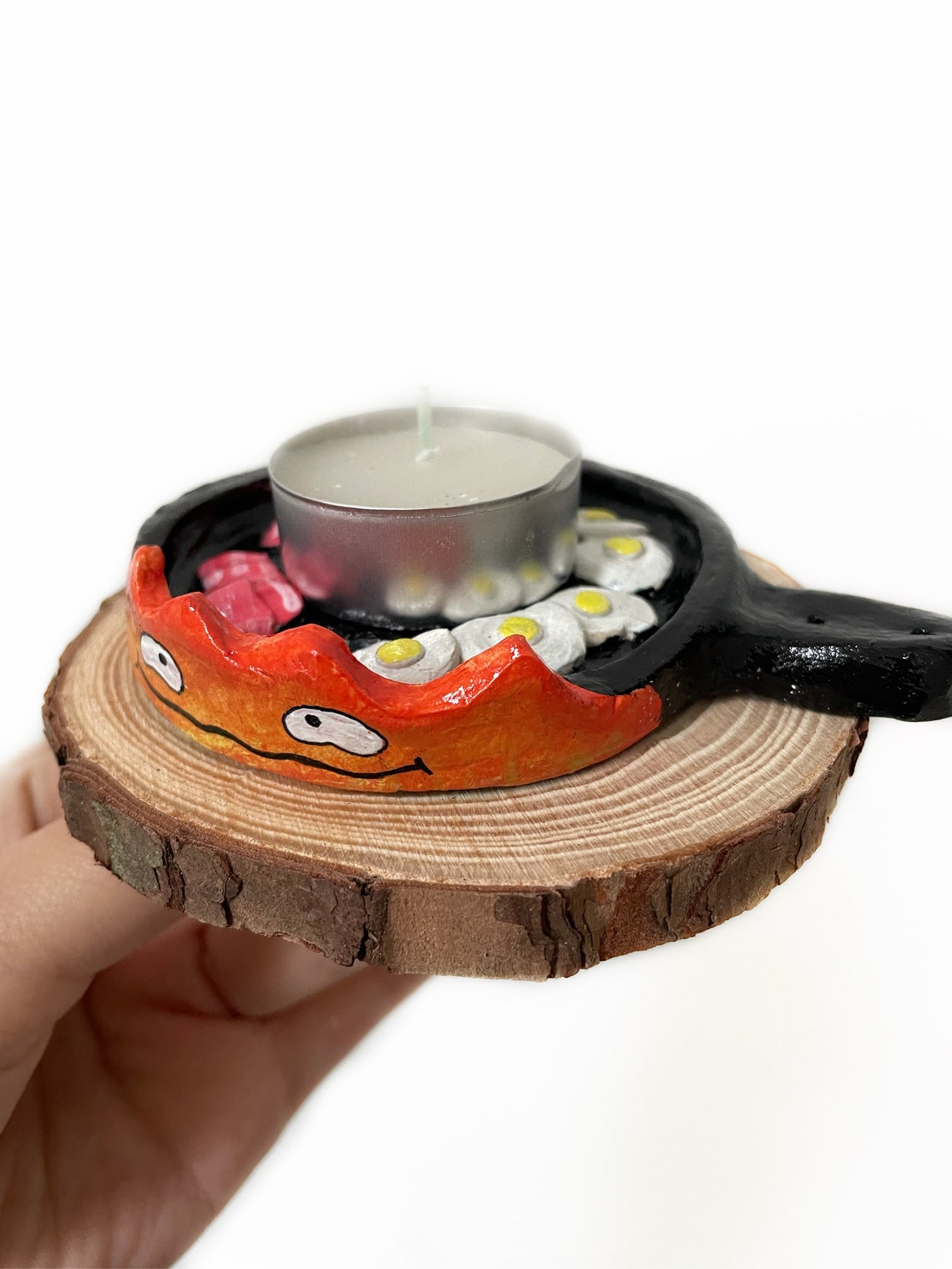 Howl's Moving Castle Calcifer Candle. Studio Ghibli Etsy