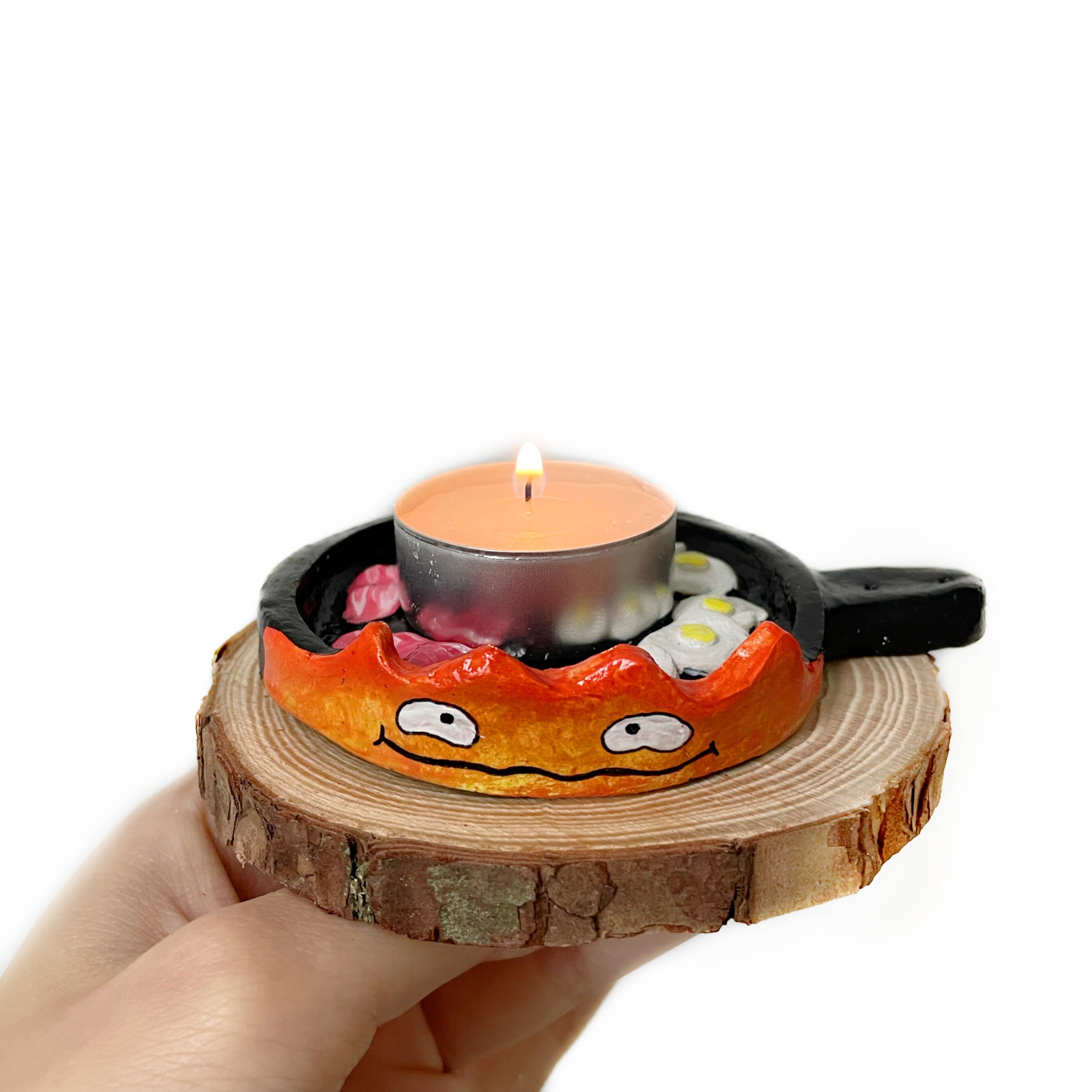 Le château émouvant de Howl Calcifer Candle. Studio Ghibli Etsy France