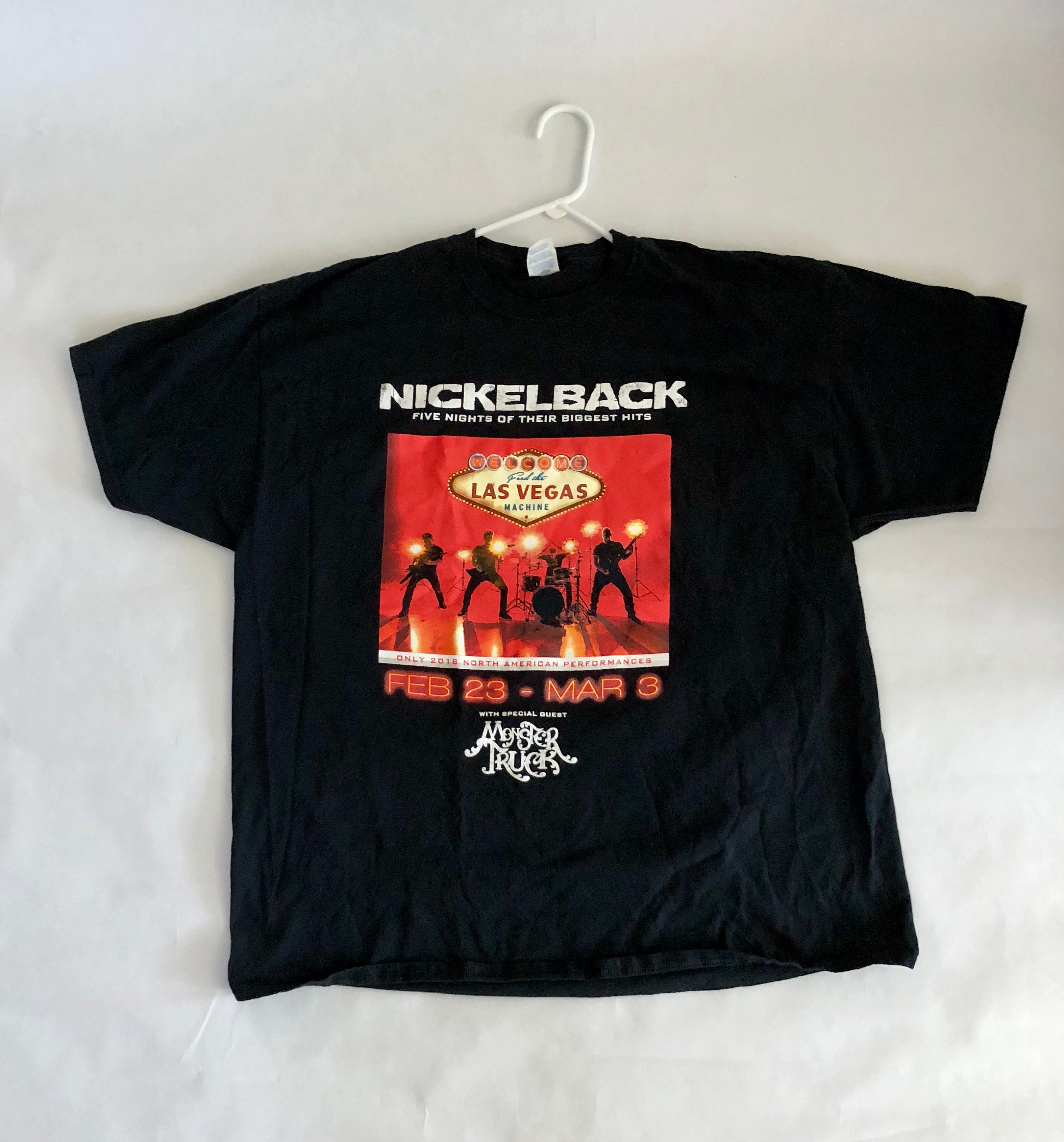Nickelback Concert T shirt from Hard Rock Las Vegas | Etsy