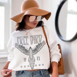 Free Bird Sweatshirt | Eagle Sweatshirt | Thunderbird Sweatshirt | Retro Music Sweatshirt | Unisex Sweatshirt image 2