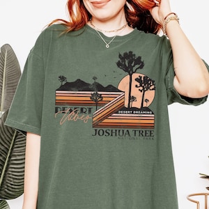 Joshua Tree Tshirt | Comfort Colors Boho Tshirt | Joshua Tree National Park Tshirt | Retro Desert Tshirt | Vintage Inspired Shirt