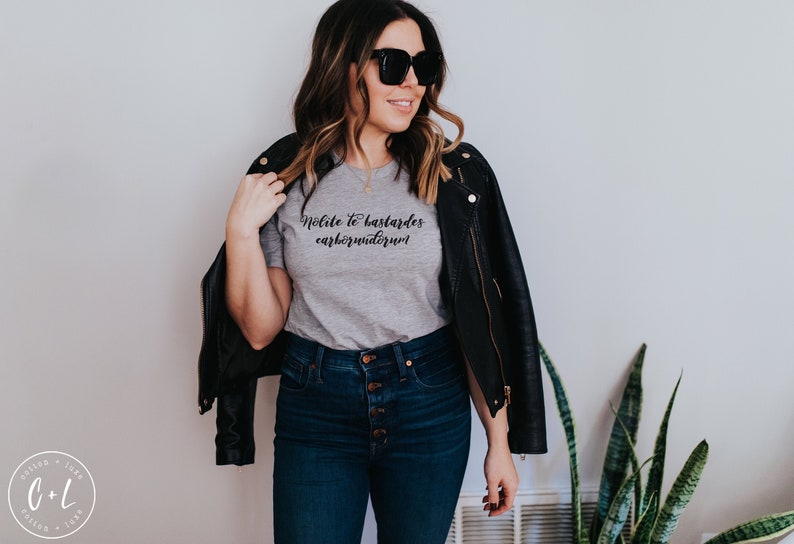 Nolite Te Bastardes Carborundorum Shirt Don/'t Let the Bastards Get You Down Womens Rights Feminist T Shirt The Handmaids Tale Shirt