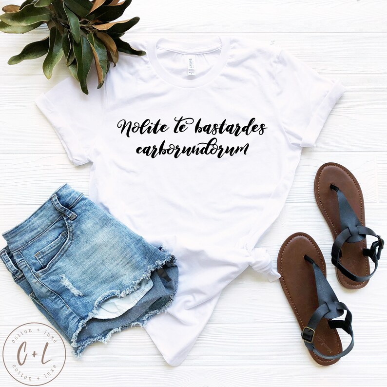 Nolite Te Bastardes Carborundorum Shirt Don/'t Let the Bastards Get You Down Womens Rights Feminist T Shirt The Handmaids Tale Shirt