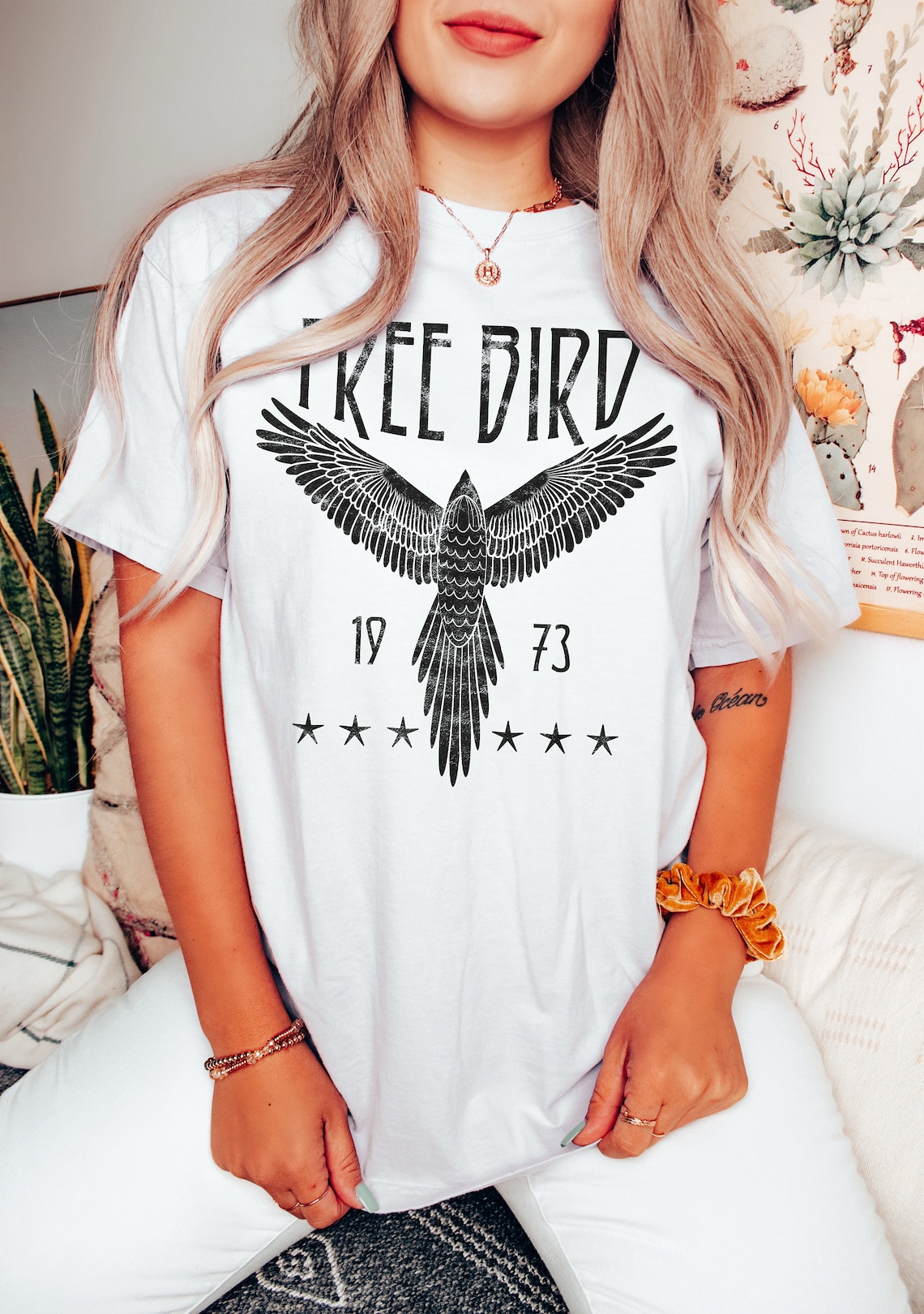 Free Bird Shirt Comfort Colors Boho Tshirt Free Bird Tee Etsy