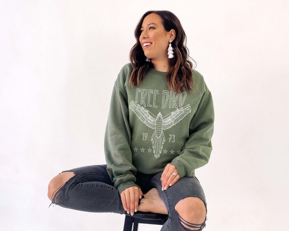 Free Bird Sweatshirt | Eagle Sweatshirt | Thunderbird Sweatshirt | Retro Music Sweatshirt | Unisex Sweatshirt