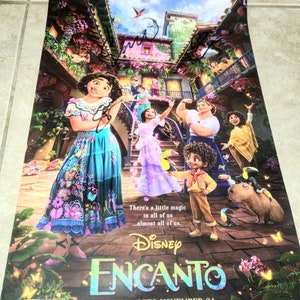 Encanto Stephanie Beatriz Jared Bush Charise Castro Smith signiertes Poster 13x19