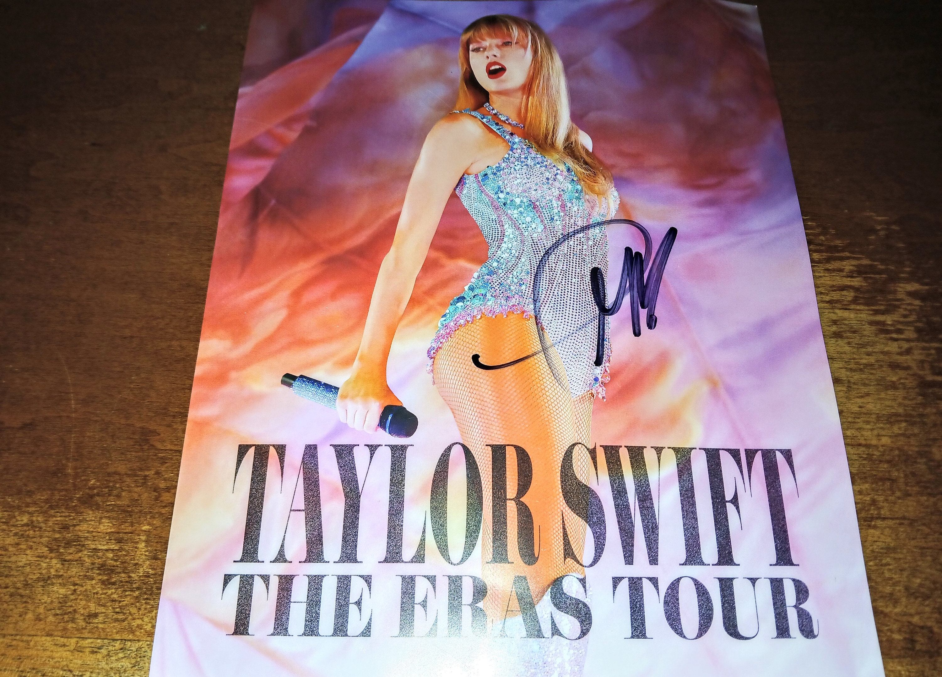 Taylor Swift the Eras Tour Signed Poster 8x10 - Etsy