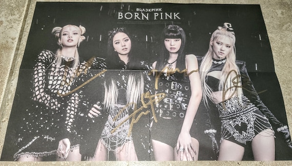 Buy Blackpink Lisa Jennie Rose Jisoo Signed Poster 10x14.5 Online