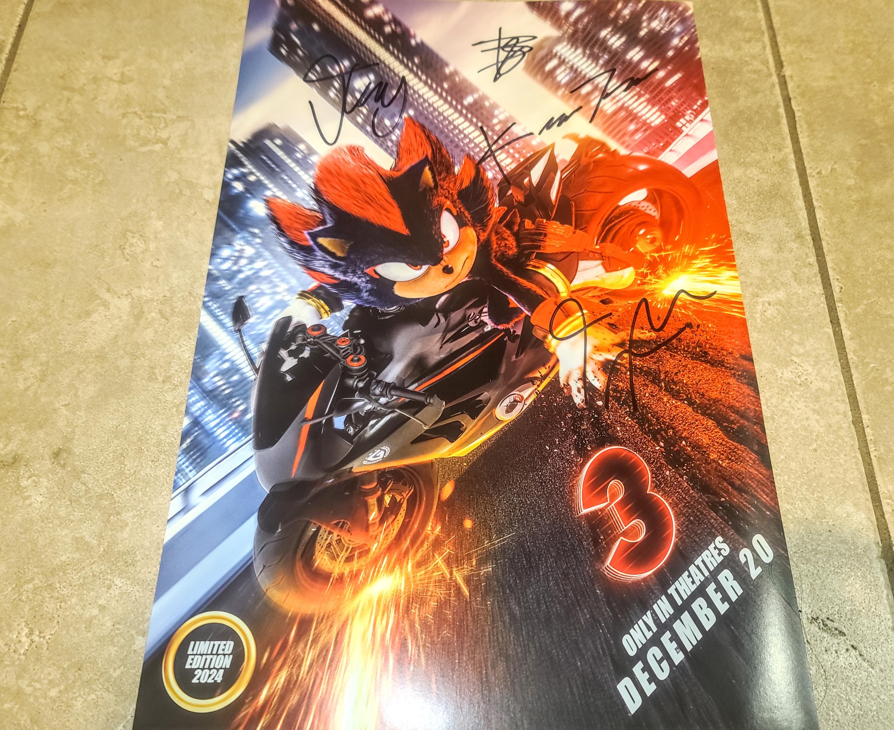 Sonic the Hedgehog Movie 3 Ben Schwartz Keanu Reeves Jim Carrey