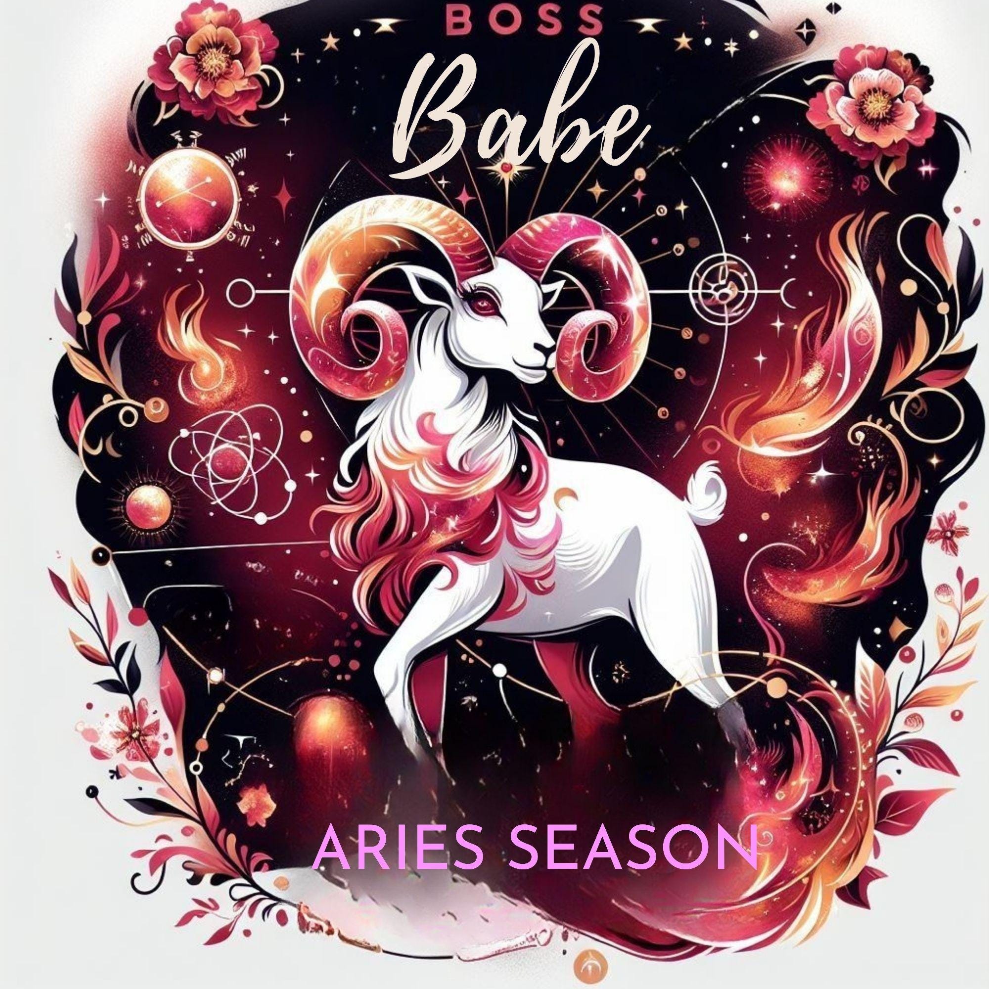 Aries Queen Digital Art: Fiery Zodiac Design (PNG, JPG) - Etsy