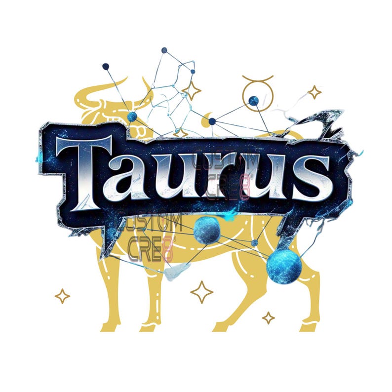 Overlay Bull Masculine Taurus Zodiac PNG: Bull Clipart for Men (PDF Bonus) - Etsy