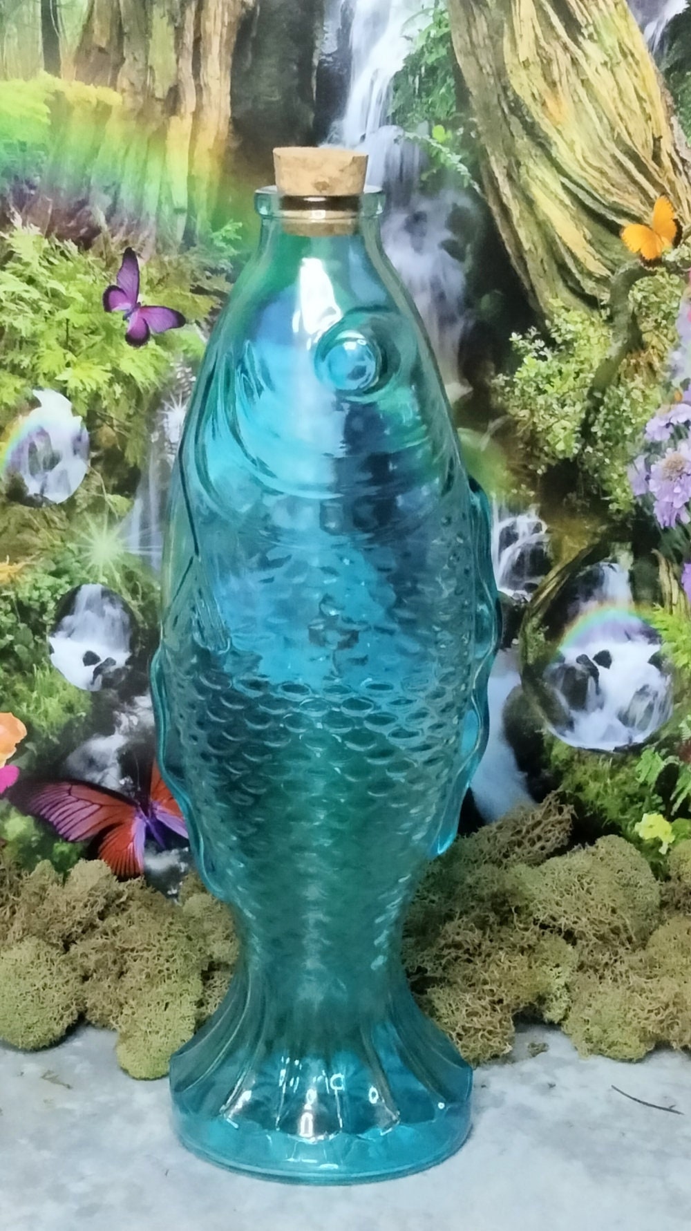 Glass Fish Bottle - Main Image