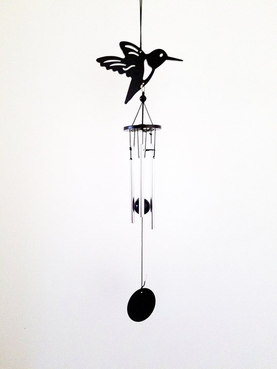 Hummingbird Wind Chime Hanging Window Or Garden Decoration 31100