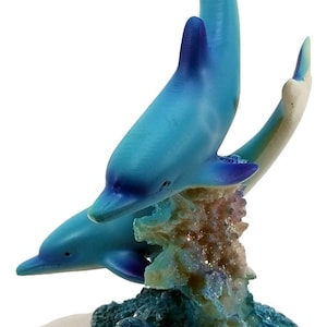 Marine Life Two Dolphins Figurine Statue