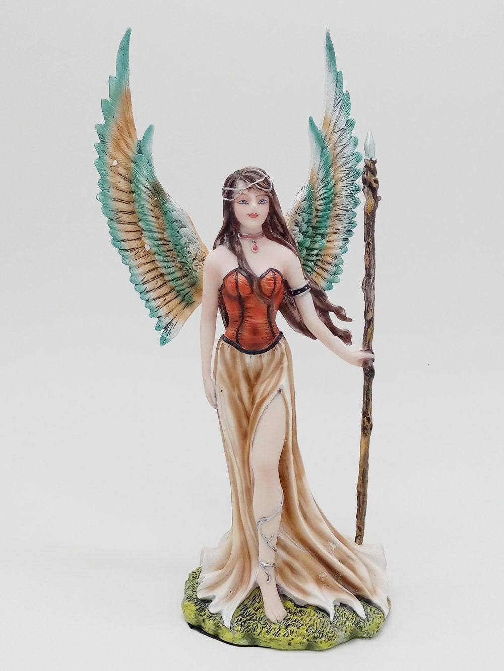 Mystic Fairies アクアマリン フィギュア　英国　ケース付き Mystic Fairies アクアマリン フィギュア英国ケース付き