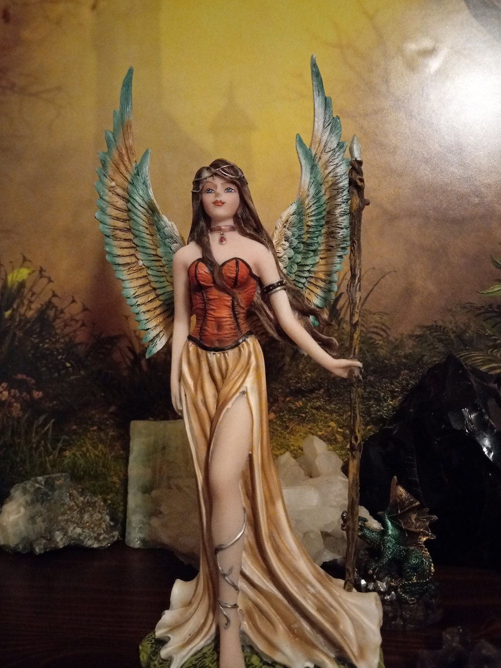 Mystic Fairies アクアマリン フィギュア英国ケース付き