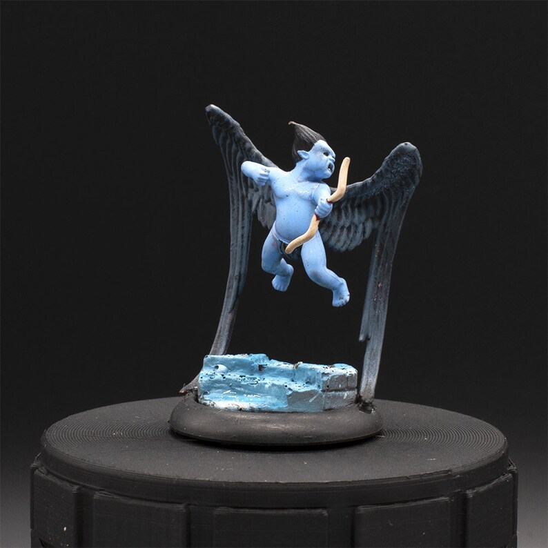 Demon Angel Cherub Painted Miniature Malifaux Neverborne Dungeons /& Dragons