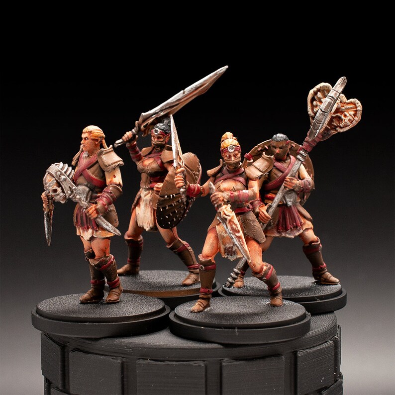 Rawhide Armor Set Kingdom Death Monster Four Painted Etsy