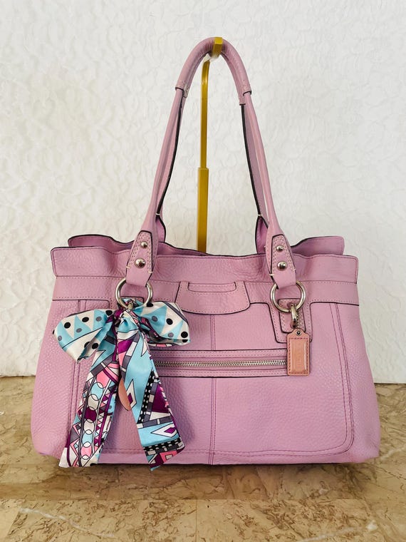Coach Penelope Lilac F14682 Pebble Leather Satchel BAG PURSE - Etsy