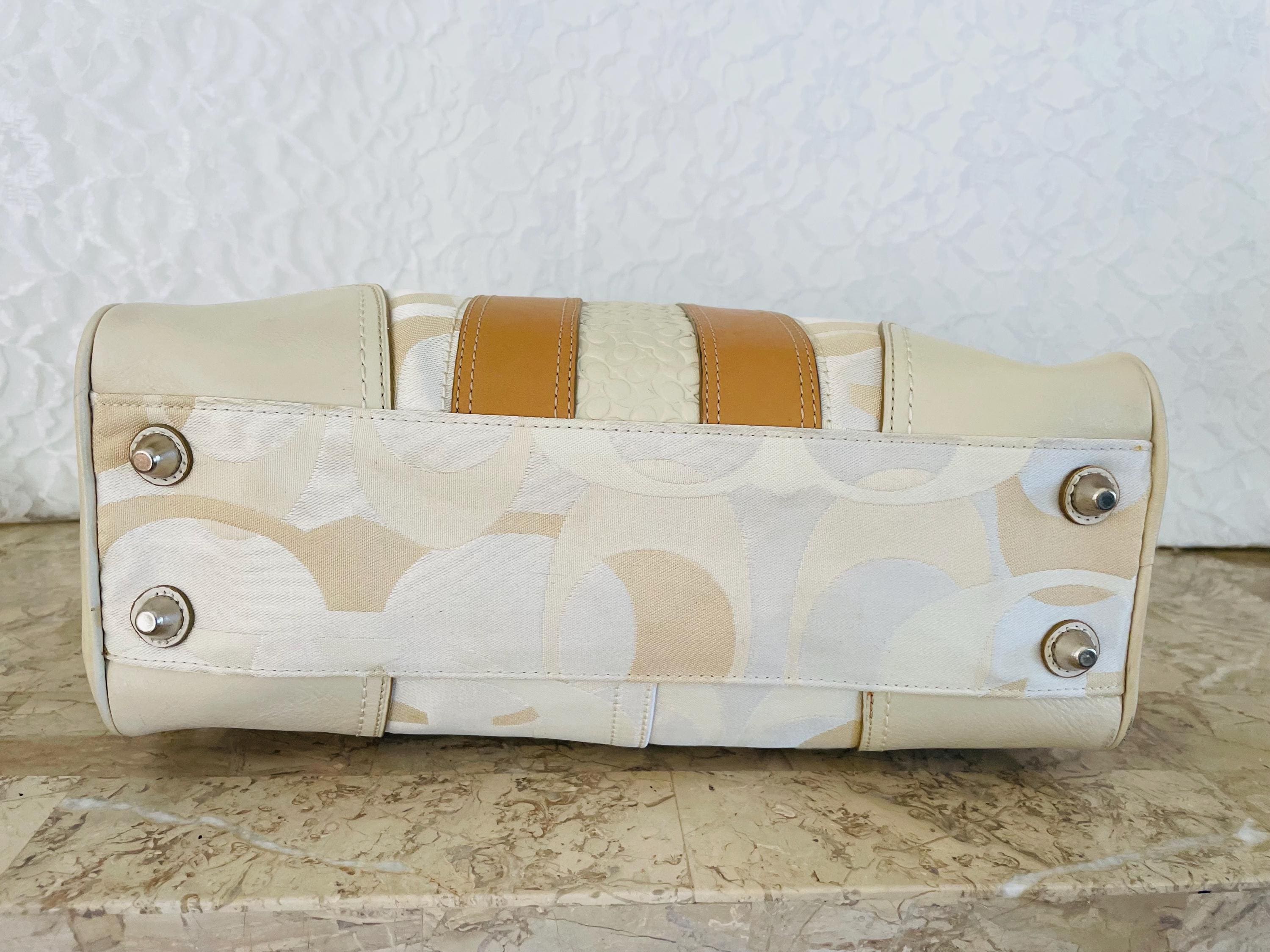 Coach Hampton Signature Striped Multicolored Carryall F13339 - Etsy