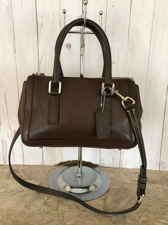 Coach bonnie cashin vintage small brown crossbody/