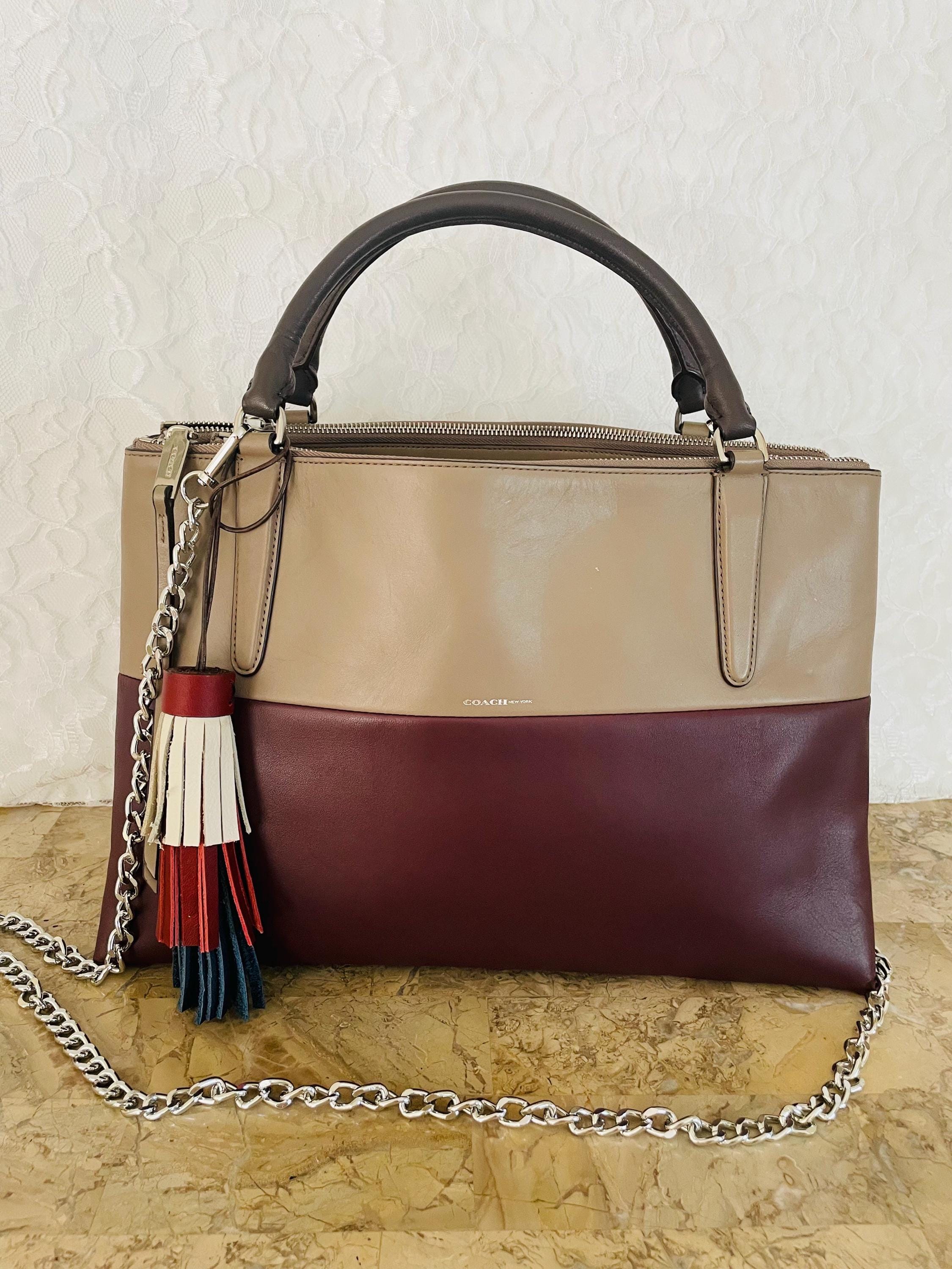 Coach Borough Bag Large COACH Borough Bag Pink Luxury Large Napa