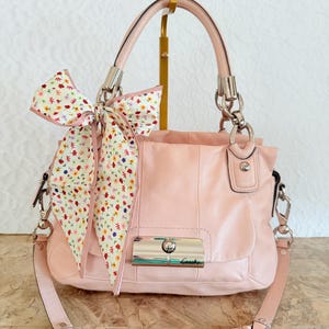 Coach Kristin Pink Leather Chain Shoulder Bag 16800 - Etsy