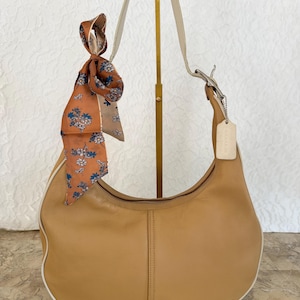 ショルダーバッグ Limited Vintage Coach Ergo Bag Rare Vintage Coach Ergo Bag: Black Leather Shoulder Purse, No. A04M