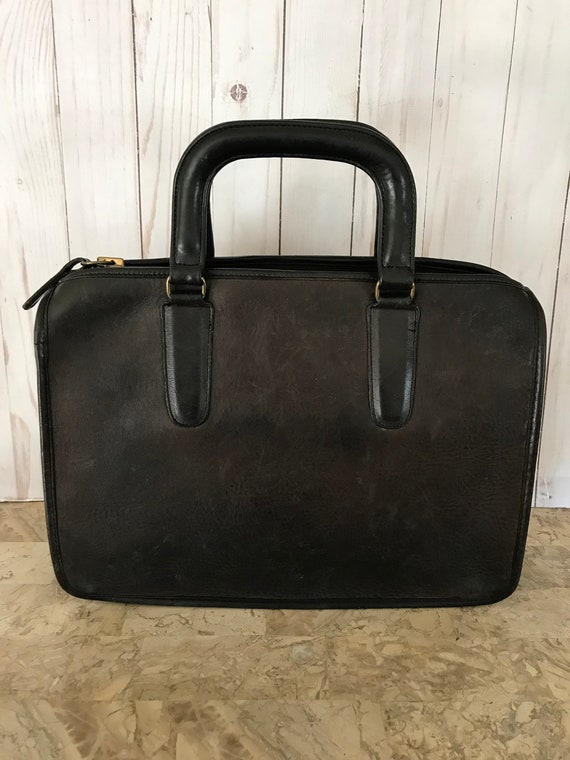 Bonnie cashin vtg leather portfolio/briefcase 3230