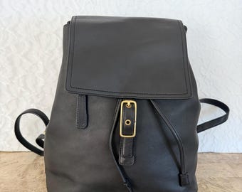Vintage Coach Classic Backpack XL, 9943, in Black, Free US