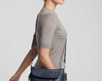 Coach SOHO Signature C Canvas Leather Black Shoulder Bag Handbag