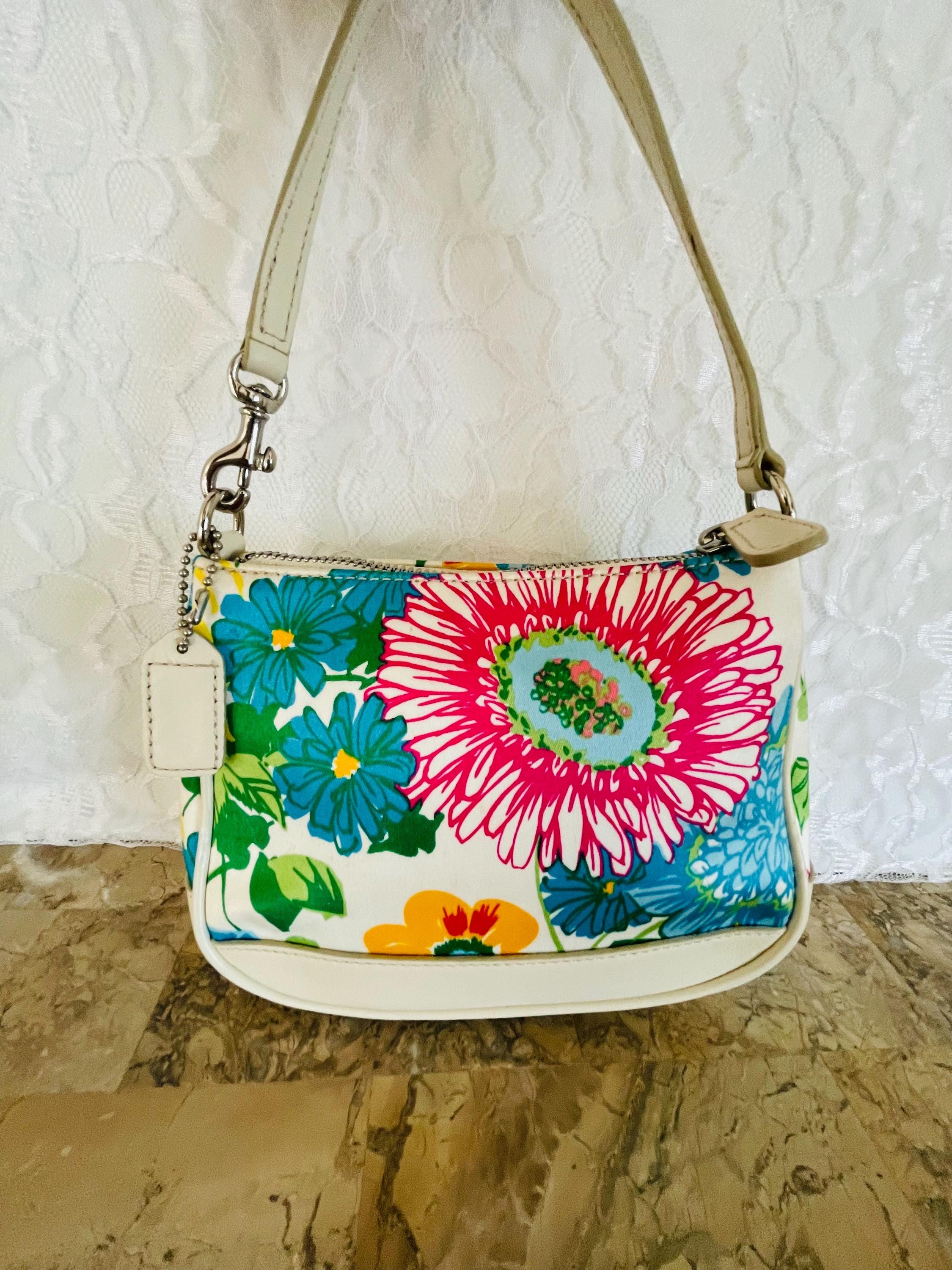 Vintage Coach Bags With Flower - Etsy