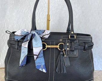 Coach SOHO Suede Leather Brown Shoulder Bag Handbag 9507 - Etsy