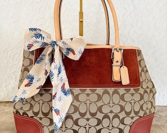Vtg Coach Legacy West Leather Handbag Zoe 9591 Ergo/ergo/crecent