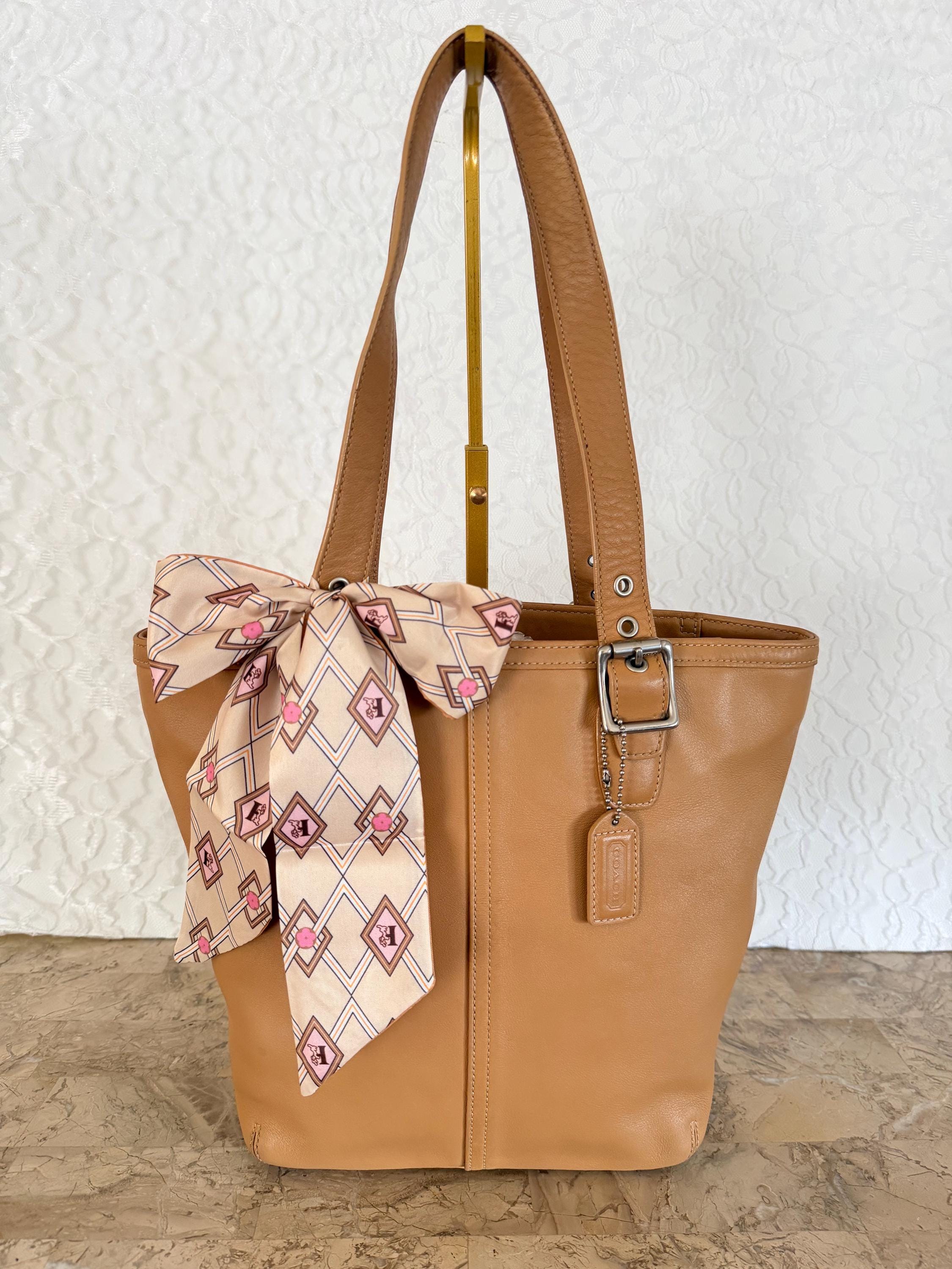 Coach Vintage Leather Tote Bag - Etsy