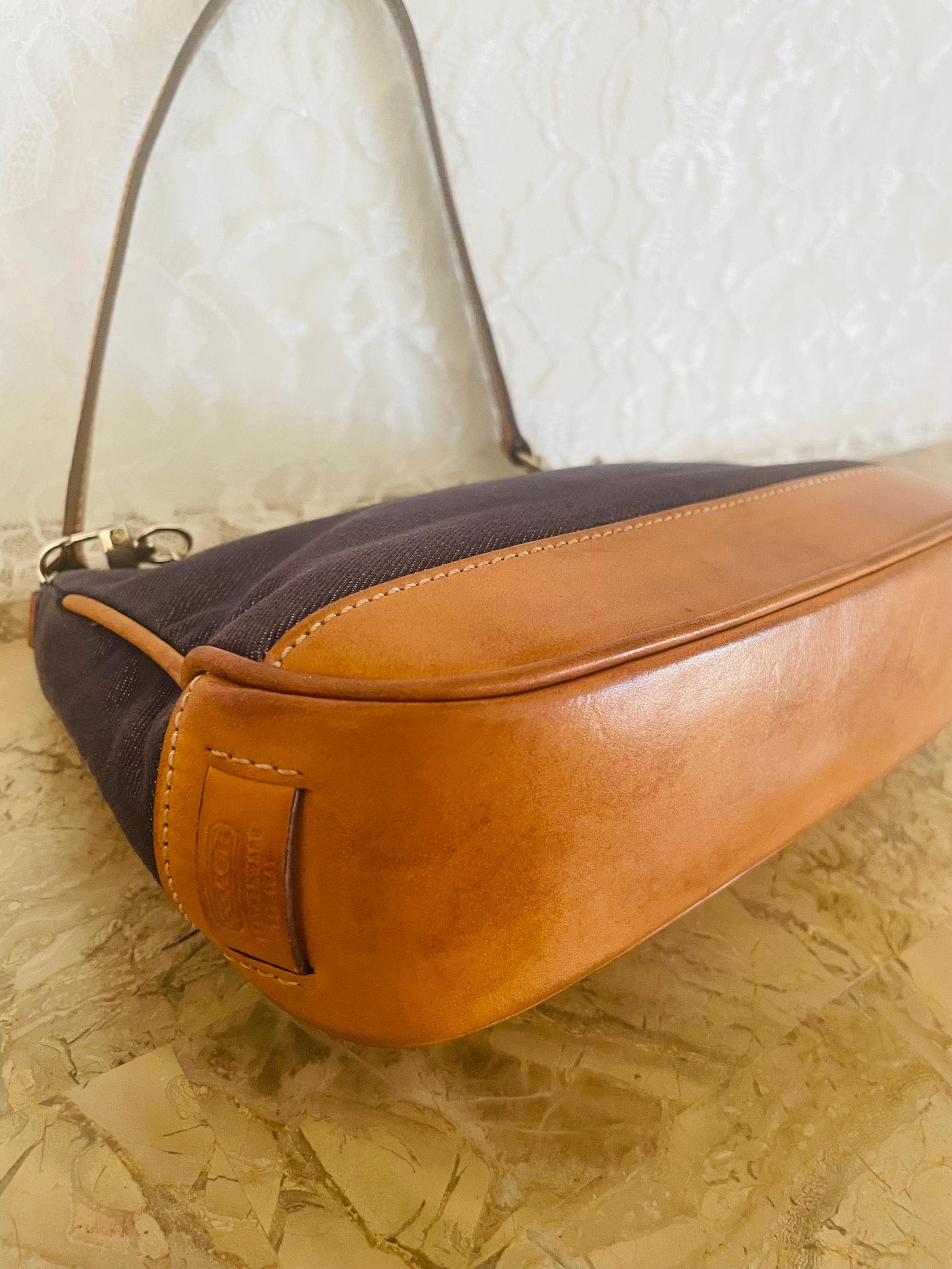 2505-293｜美品｜コーチ シグネチャー 2WAY バッグ ネイビー デニム 楽天市場】【バッグ】COACH コーチ ハンドバッグ ショルダー