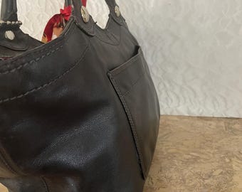 LIMITED EDITION Coach Bleecker Legacy Black Ergo Shoulder