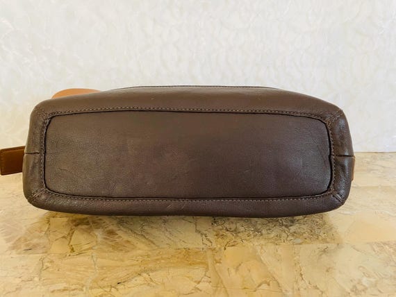 Vintage COACH Striped Patchwork Convertible Shoul… - image 6