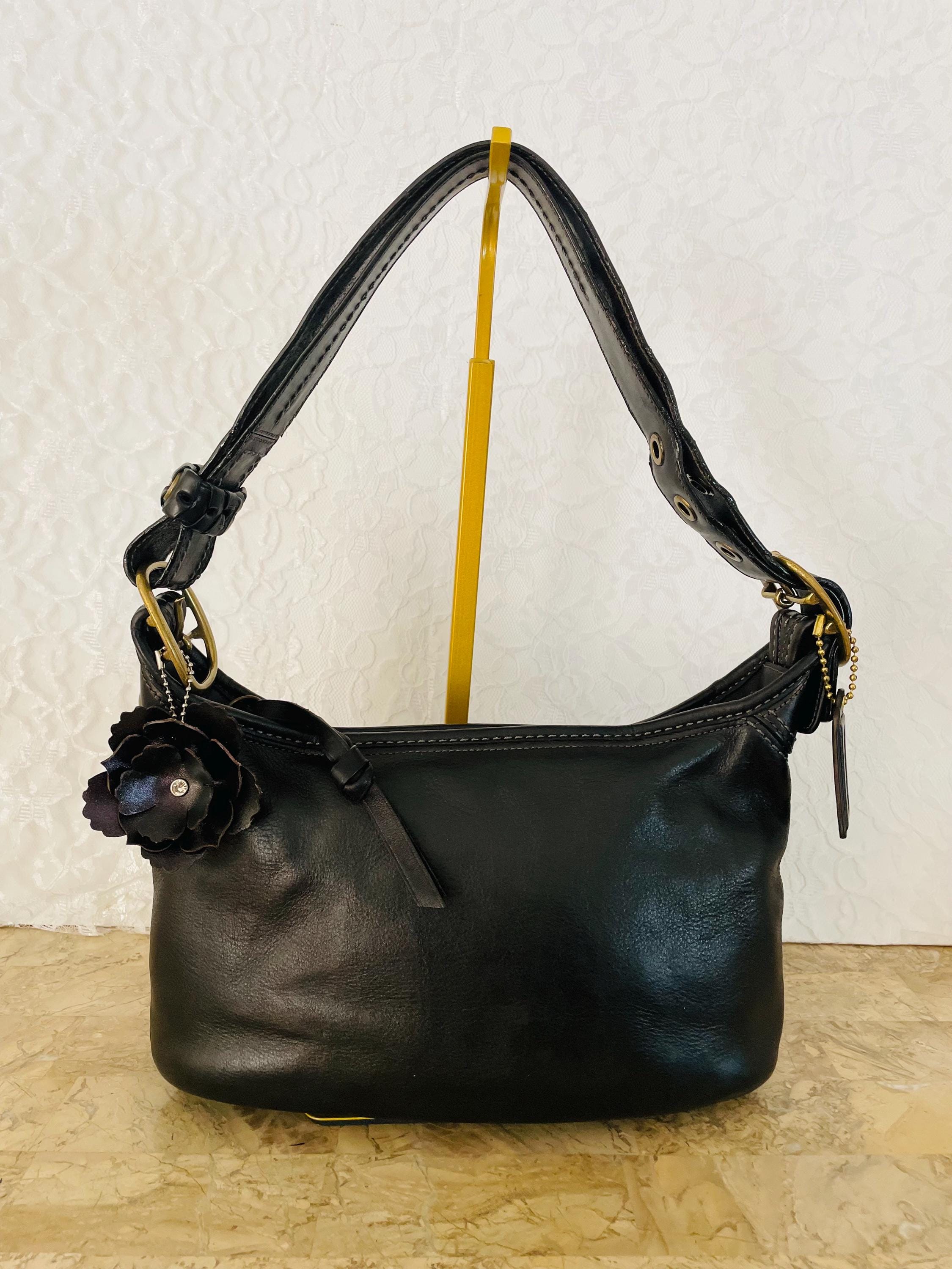 希少】OLD COACH Dulles Bag leather black 【公式通販】