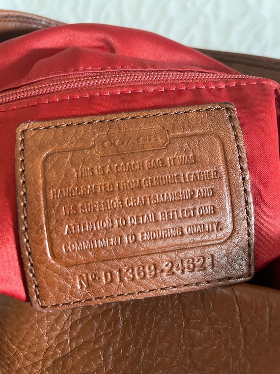 Coach Madison Phoebe saddle large leather hobo shoulder bag 24621