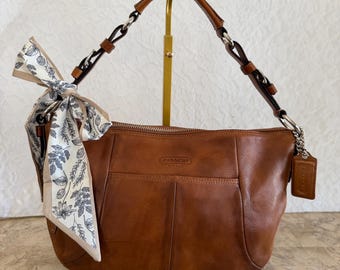 バッグ Vintage coach large bronze signature Rare Coach Signature C Metallic Canvas / Lurex Leather Bronze