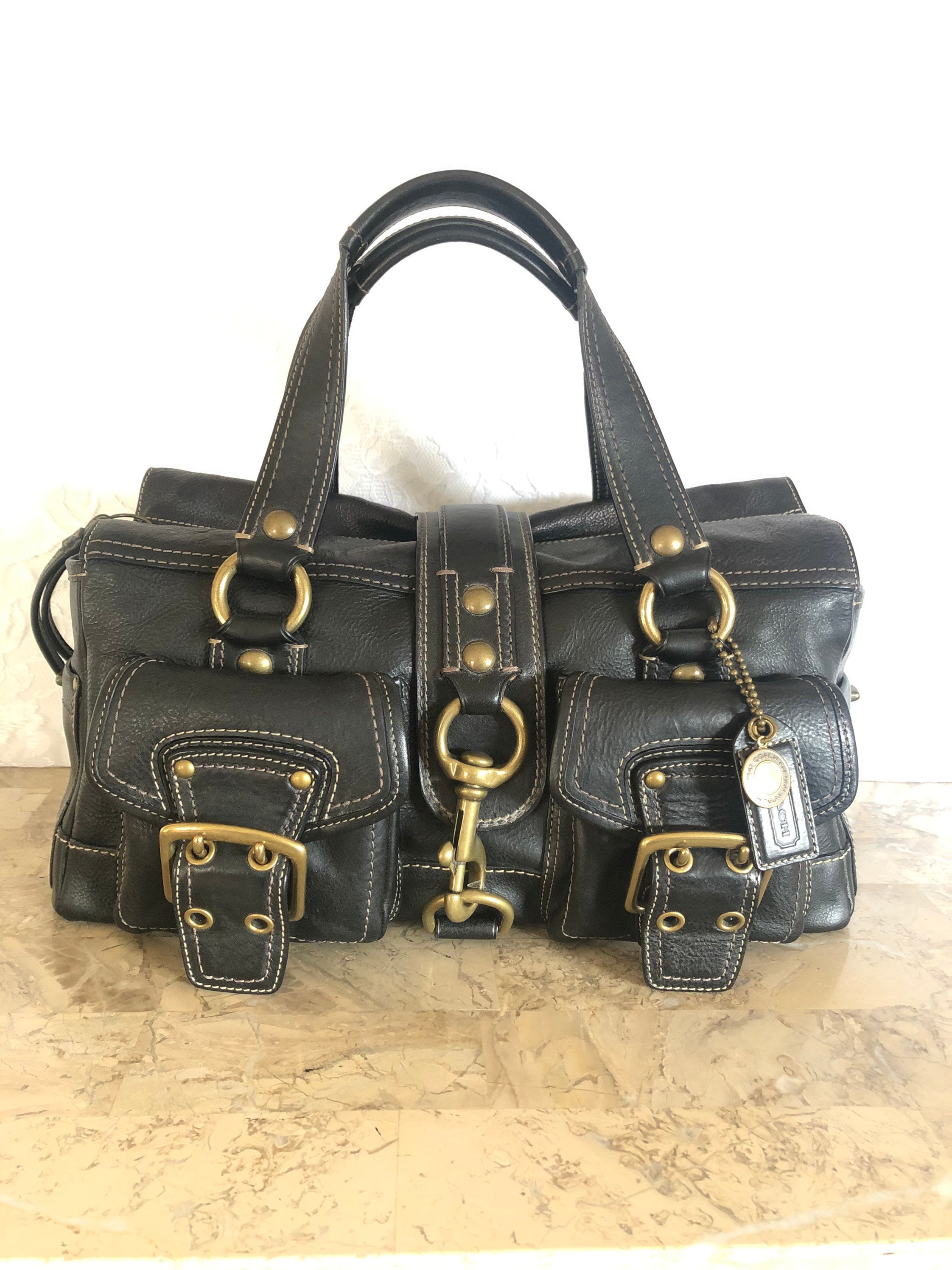 Very Rare Coach Legacy Mandy 65th Anniversary Vachetta Black Very Rare Coach Legacy Mandy 65th Anniversary Vachetta Black