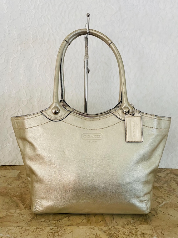 バッグ COACH Bleeker Legacy Signature Hand bag COACH Bleeker Legacy Signature Handbag 072 | eBay