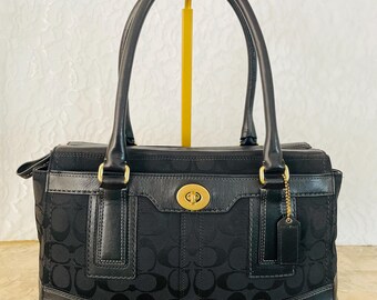 Coach Legacy 11127 65th Anniversary Collection Black Leather