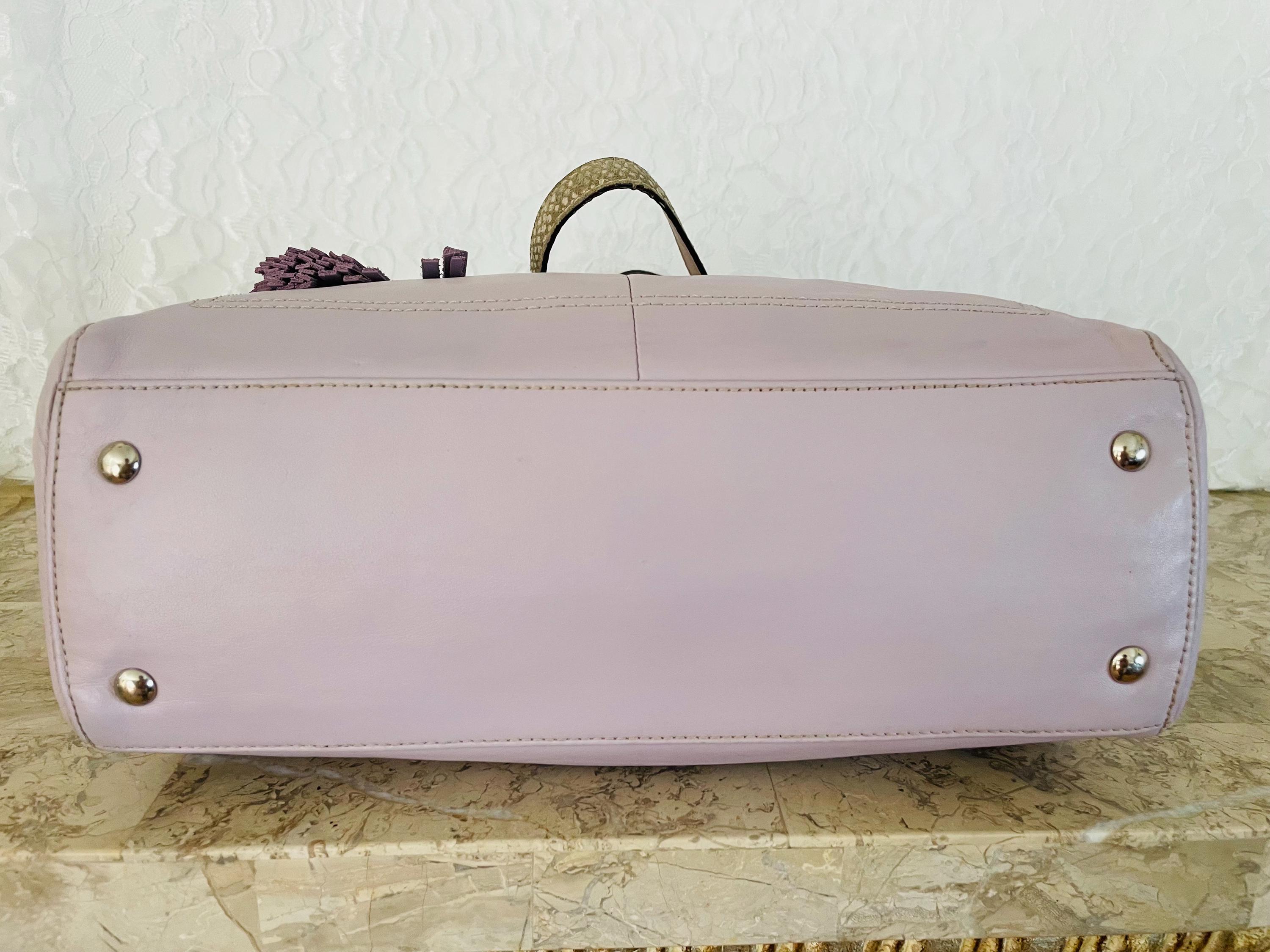 バッグ COACH Penelope Leather Tote Bag Purple Coach Penelope Tote Bag Black Pebbled Leather Shoulder Strap
