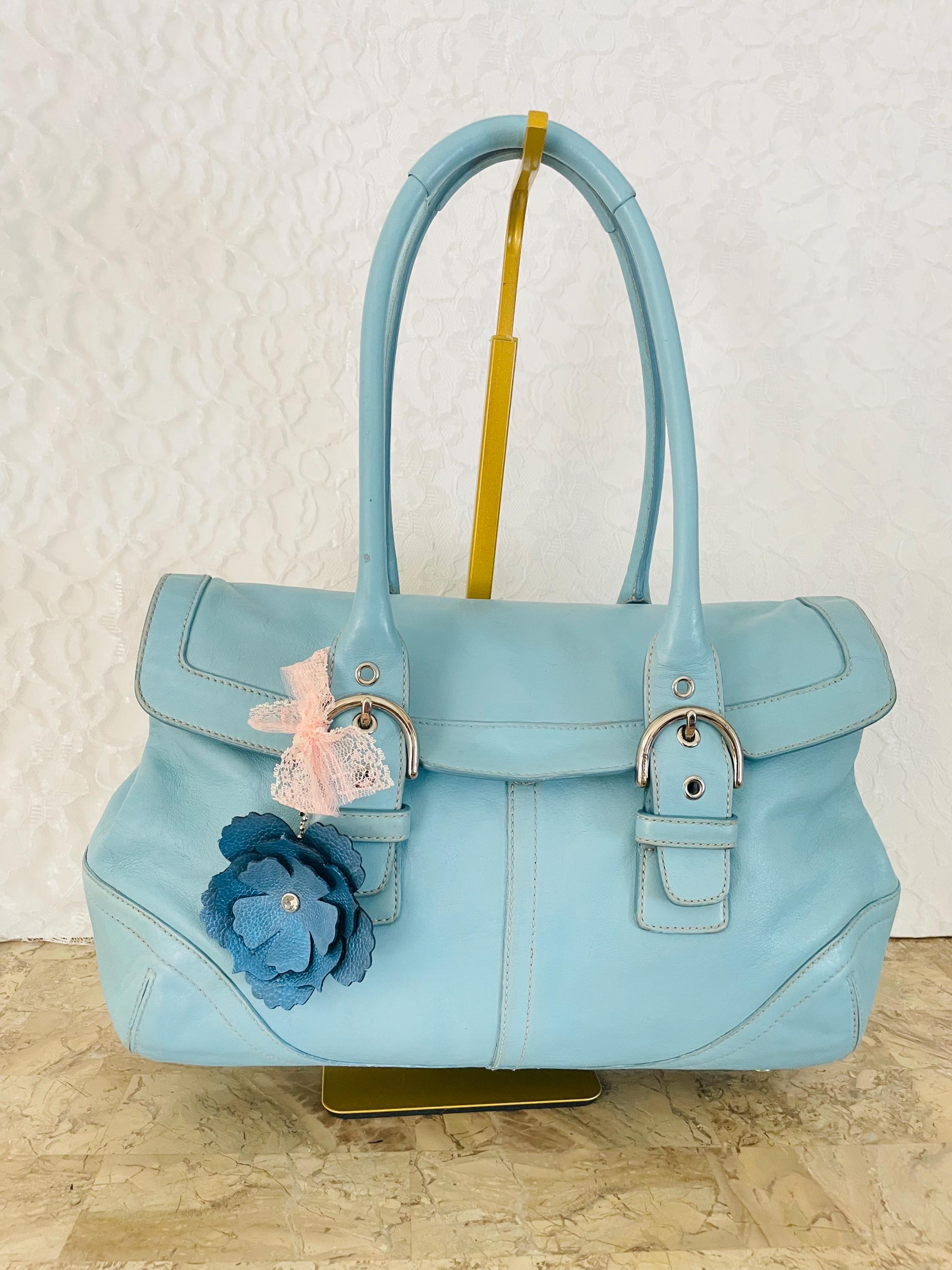 バッグ Coach Soho Shoulder Bag Light Blue Coach Soho Shoulder Bag 25, LH/Light Blue: Handbags: Amazon.com
